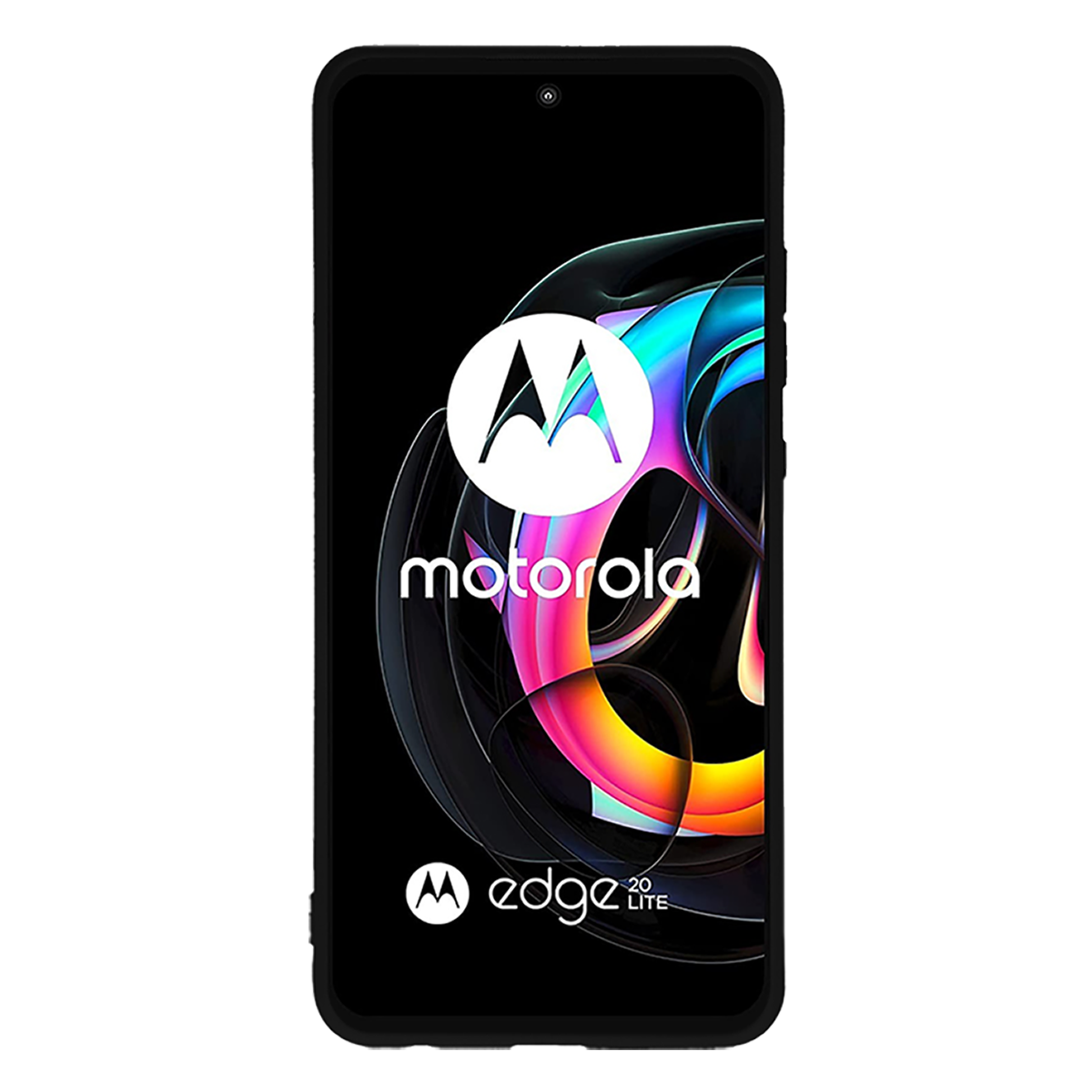 Θήκη Matte + Γυαλί Προστασίας Οθόνης COSY για MOTOROLA edge 20 Lite 5G Μαύρη - 3