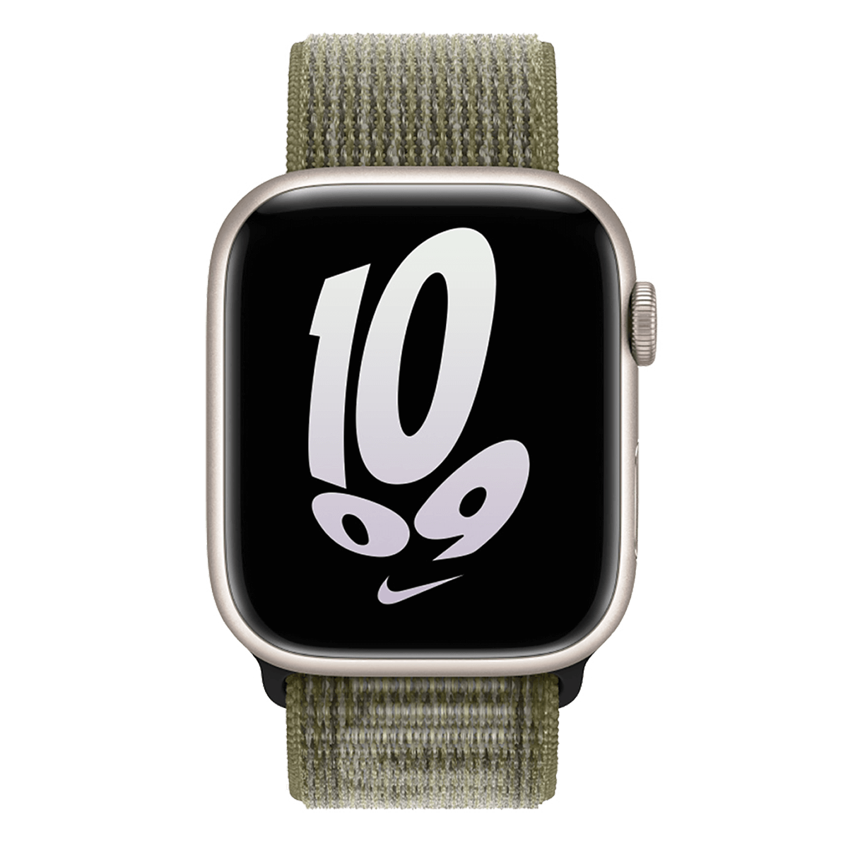 Λουράκι APPLE Nike Sport Loop Band για APPLE Watch 45mm Sequoia/ Pure Platinum - 2