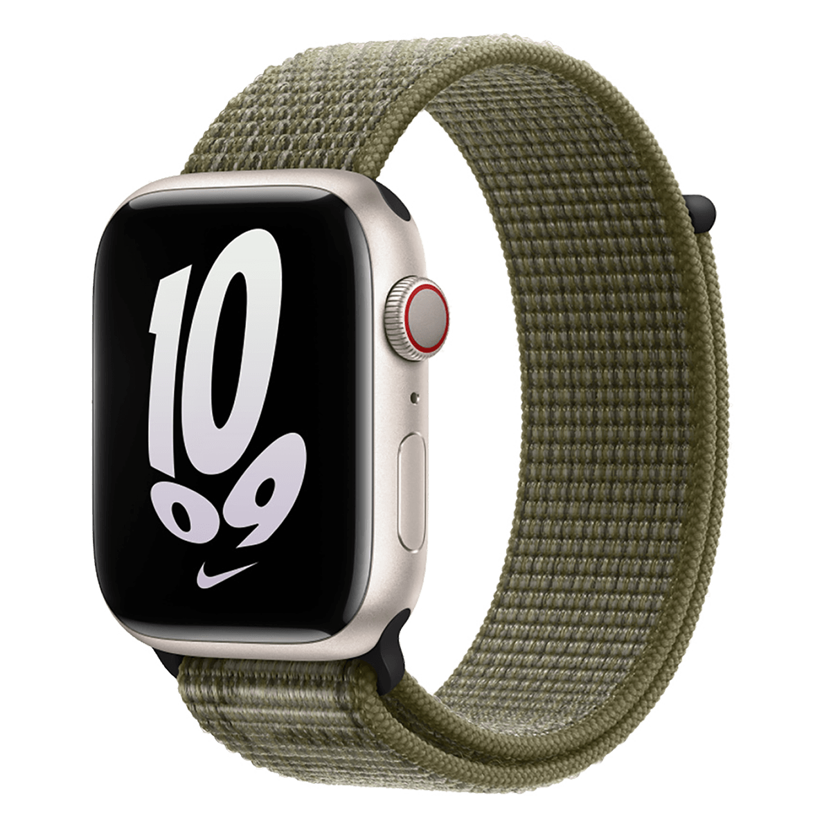 Λουράκι APPLE Nike Sport Loop Band για APPLE Watch 45mm Sequoia/ Pure Platinum - 3