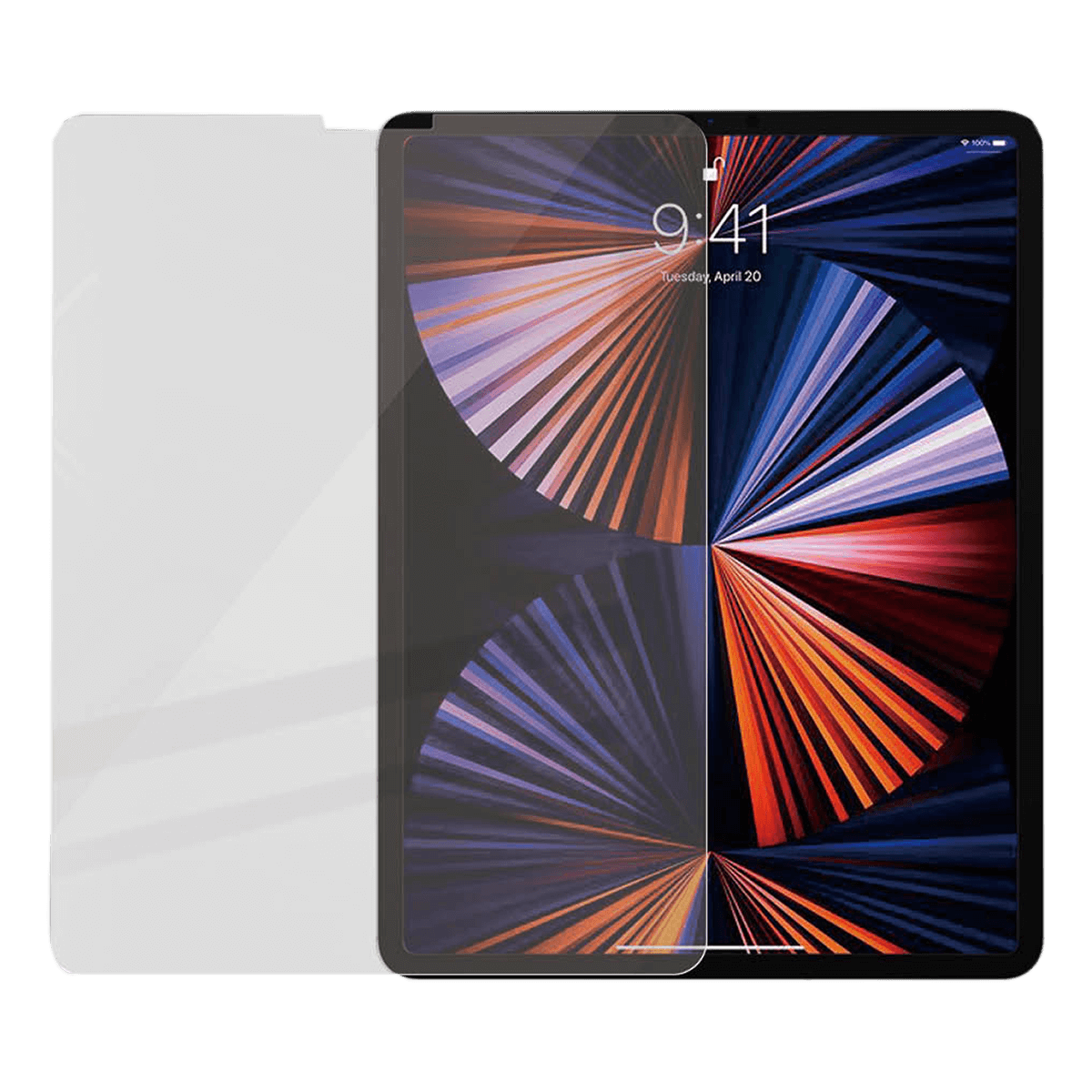 Γυαλί Προστασίας Οθόνης με Πλαίσιο PANZERGLASS Case Friendly Antibacterial για APPLE iPad Pro 12.9'' (4th Gen/ 5th Gen/ 6th Gen)