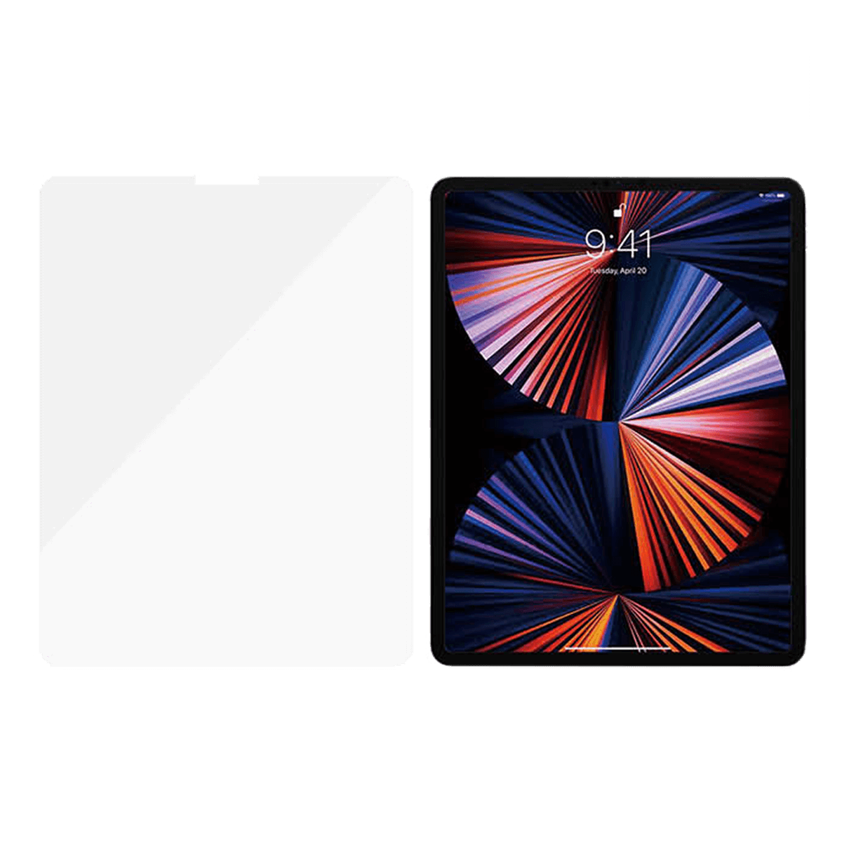 Γυαλί Προστασίας Οθόνης με Πλαίσιο PANZERGLASS Case Friendly Antibacterial για APPLE iPad Pro 12.9'' (4th Gen/ 5th Gen/ 6th Gen) - 2