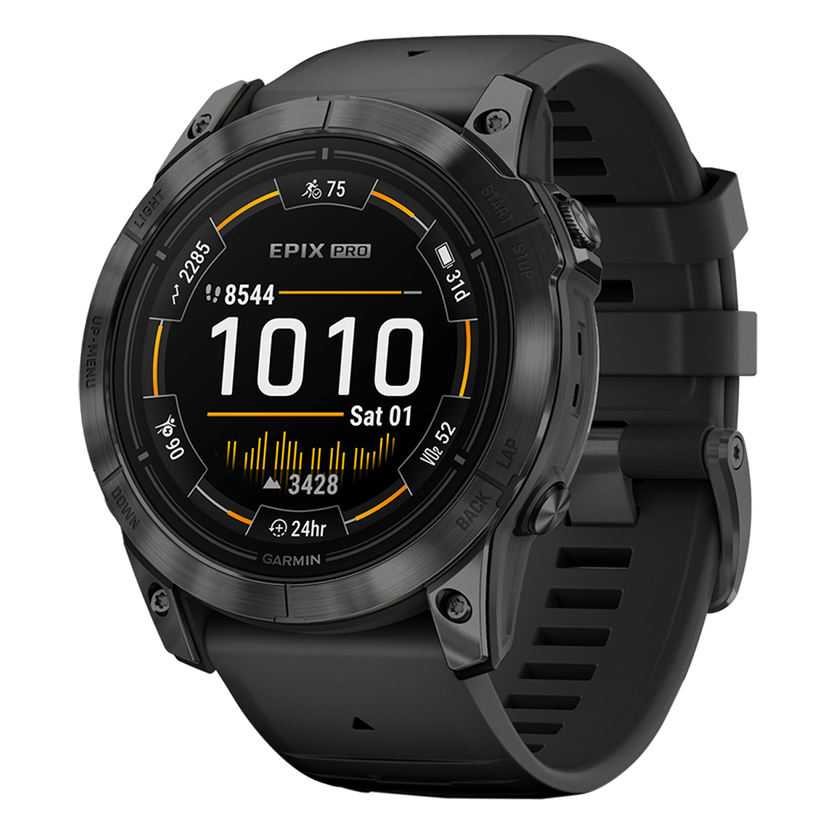 GARMIN epix Pro 51mm Slate Grey Black Smartwatch - 3