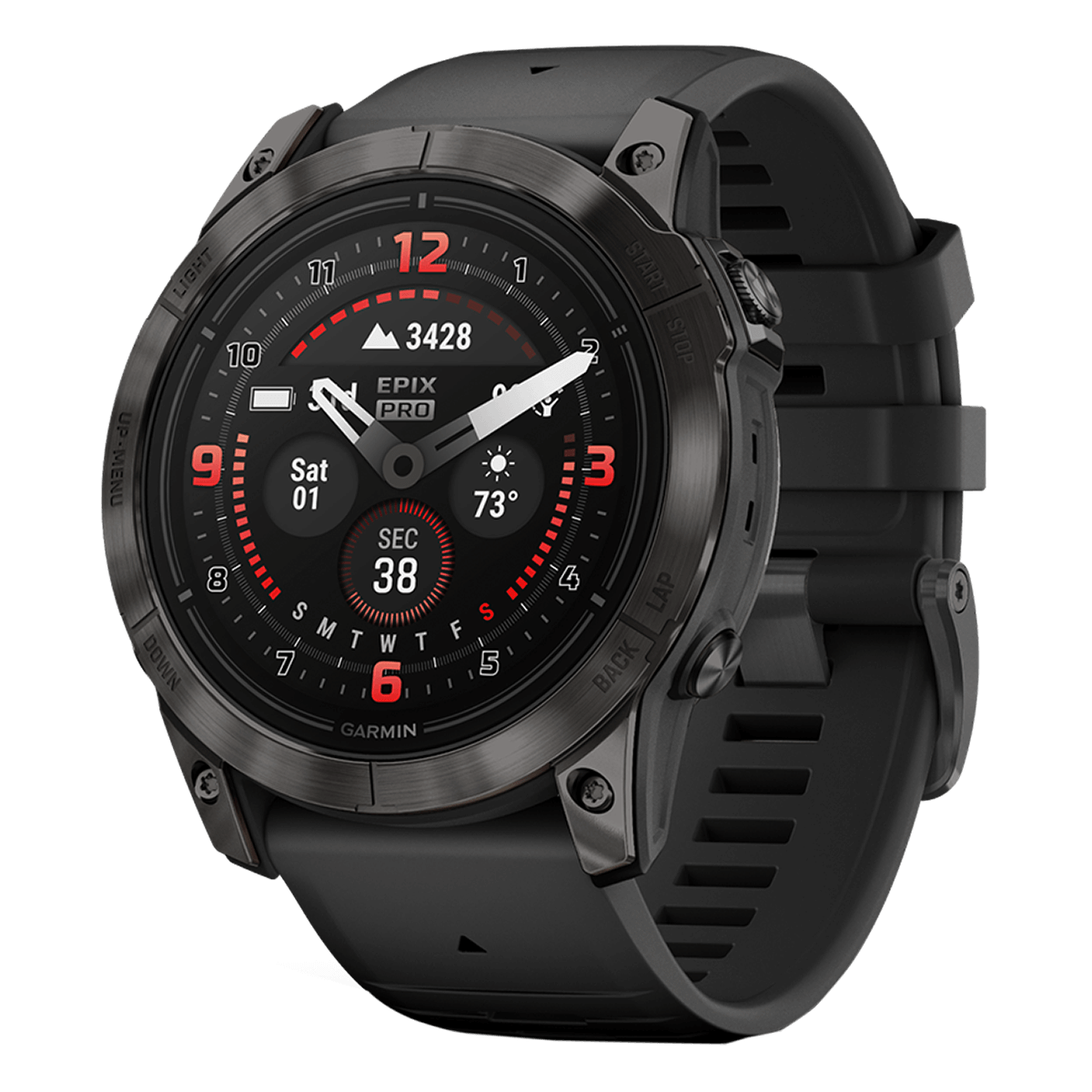 GARMIN epix Pro Sapphire 51mm Carbon Grey Titanium Black Smartwatch - 2