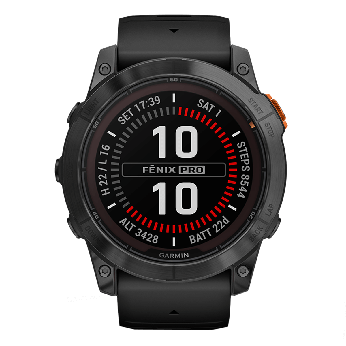 GARMIN fenix 7X Pro Solar Slate Grey Black Smartwatch