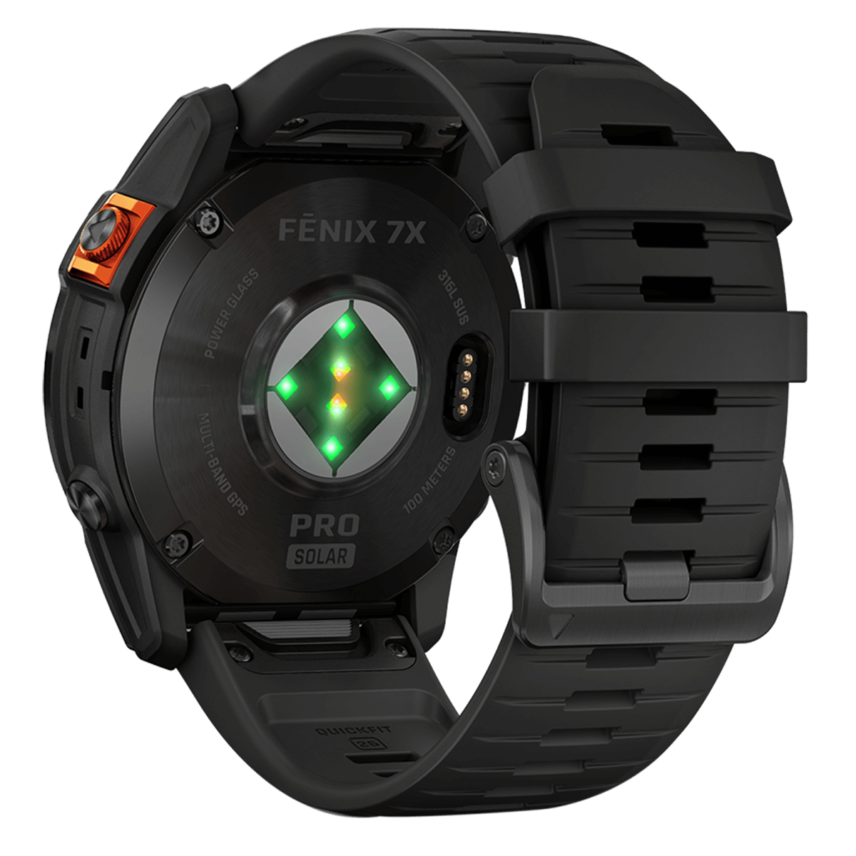 GARMIN fenix 7X Pro Solar Slate Grey Black Smartwatch - 5