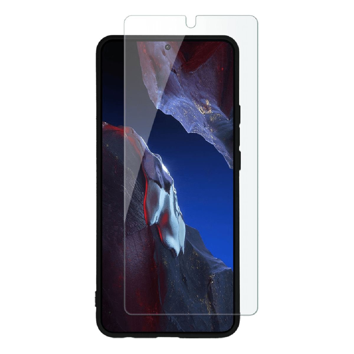 Θήκη Matte + Γυαλί Προστασίας Οθόνης COSY για POCO F5 Pro 5G Μαύρη - 3
