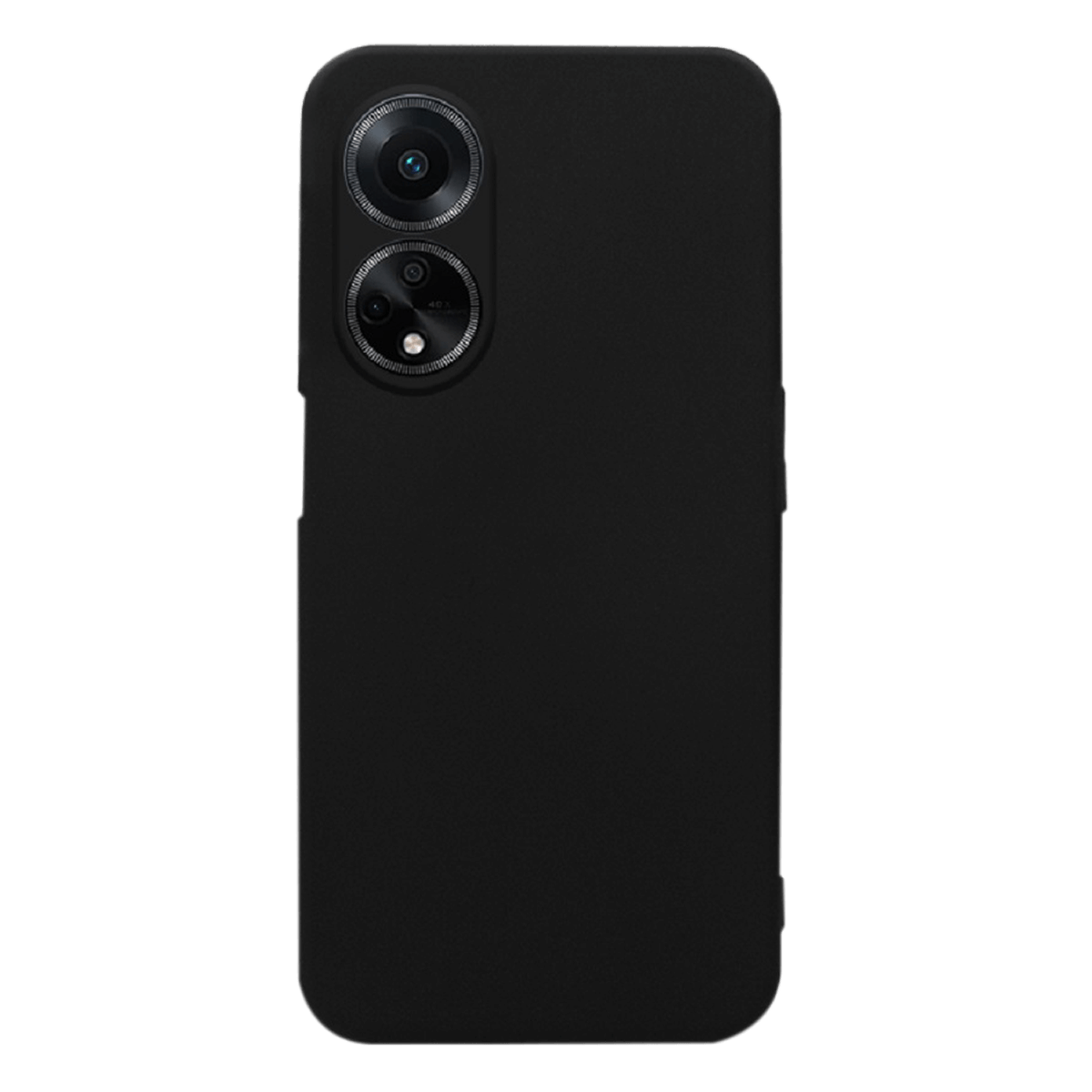 Θήκη Matte + Γυαλί Προστασίας Οθόνης COSY για OPPO A98 5G Μαύρη - 2