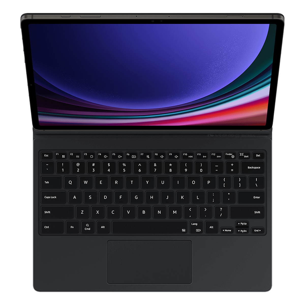 Θήκη Keyboard Cover SAMSUNG Galaxy Tab S9+/ Tab S10+/ Galaxy Tab S9 FE+ Black