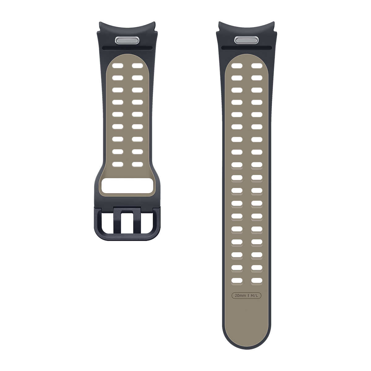 Λουράκι Extreme Sport Band SAMSUNG Galaxy Watch5/ Watch6 20mm Graphite/ Etoupe