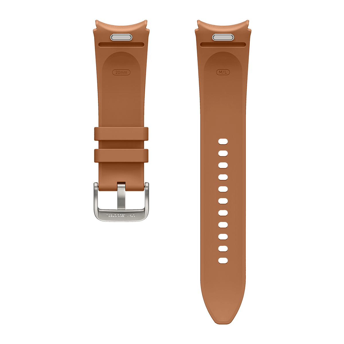 Λουράκι Eco Leather Band SAMSUNG Galaxy Watch5/ Watch6 20mm Camel - 4