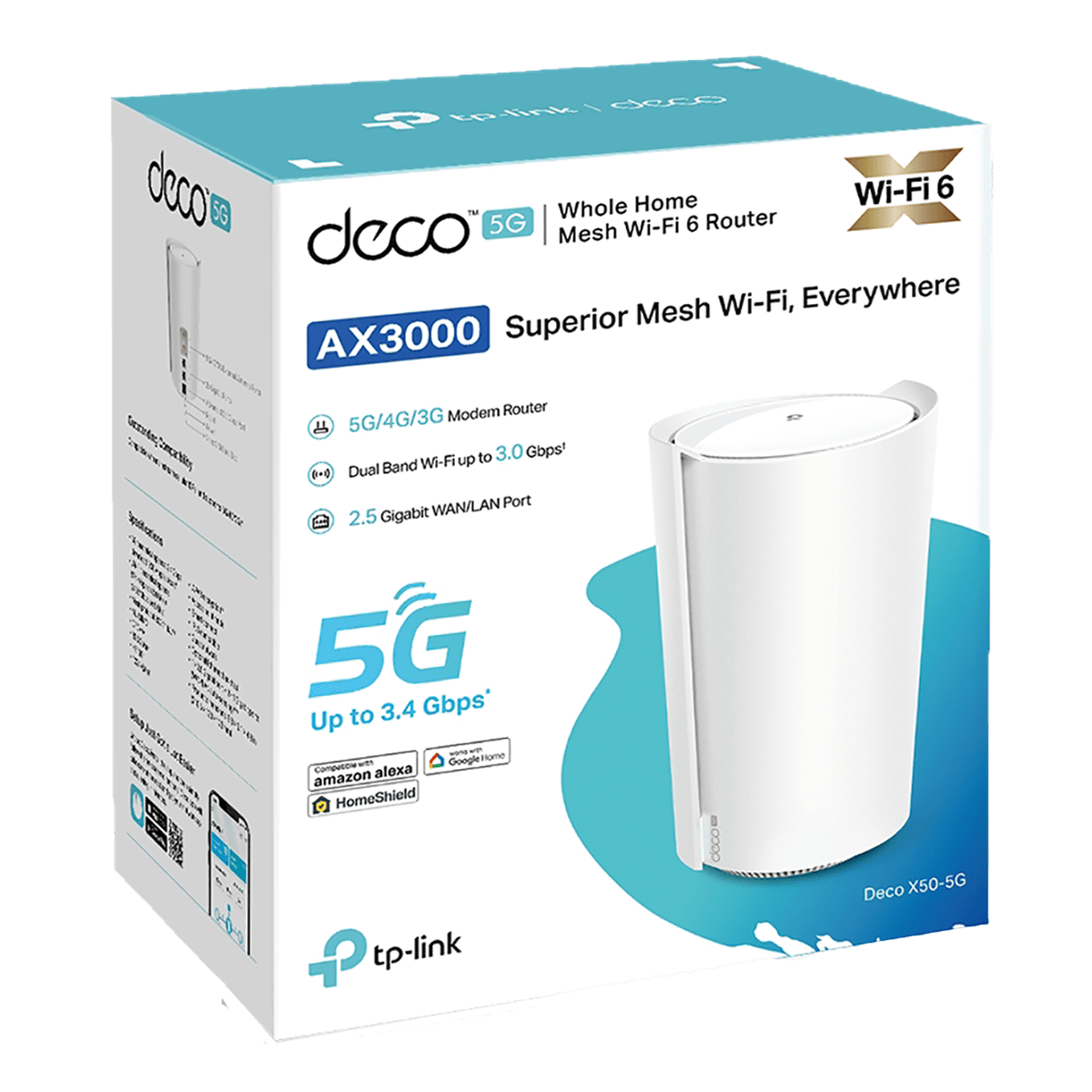 TP-LINK Deco X50-5G AX3000 Σύστημα Mesh Wi-Fi 1-pack - 3