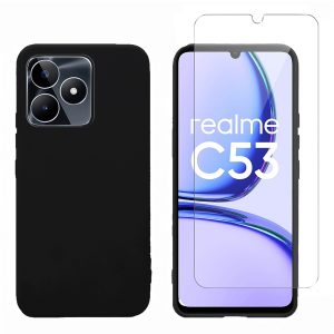 Θήκη Matte + Γυαλί Προστασίας Οθόνης COSY για Realme C53/ C51/ Note 50