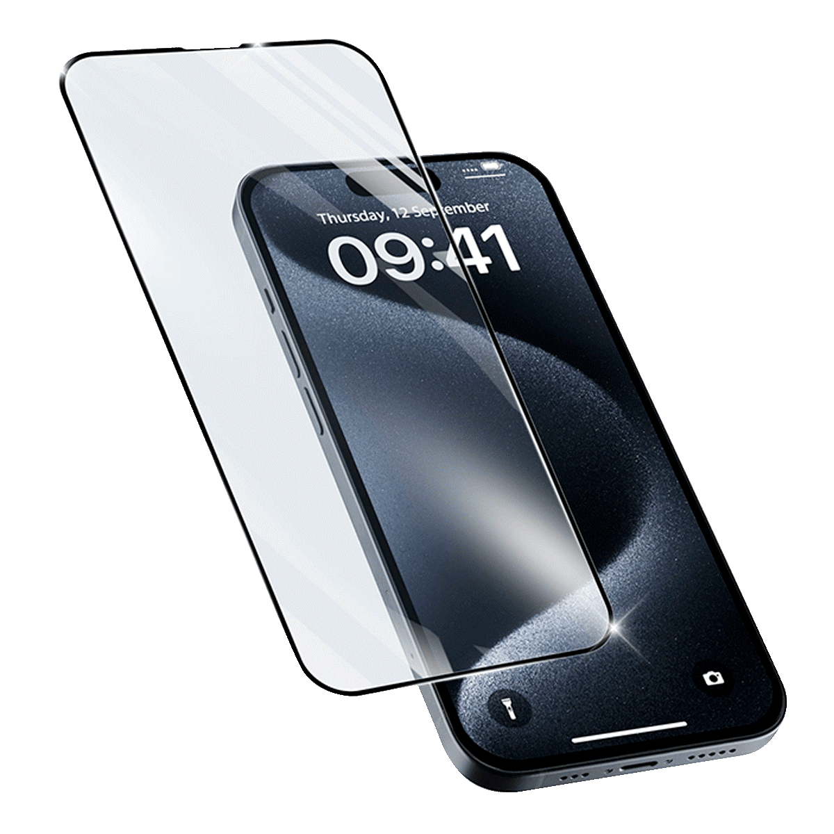 Γυαλί Προστασίας Οθόνης με Πλαίσιο CELLULAR LINE Impact Glass Capsule για iPhone 15/ 15 Pro - 2