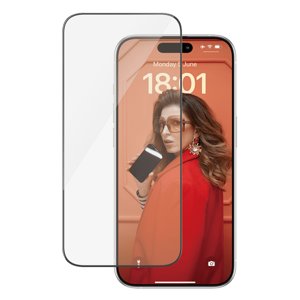 Γυαλί Προστασίας Οθόνης με Πλαίσιο PANZERGLASS Ultra - Wide Fit για iPhone 15 Pro