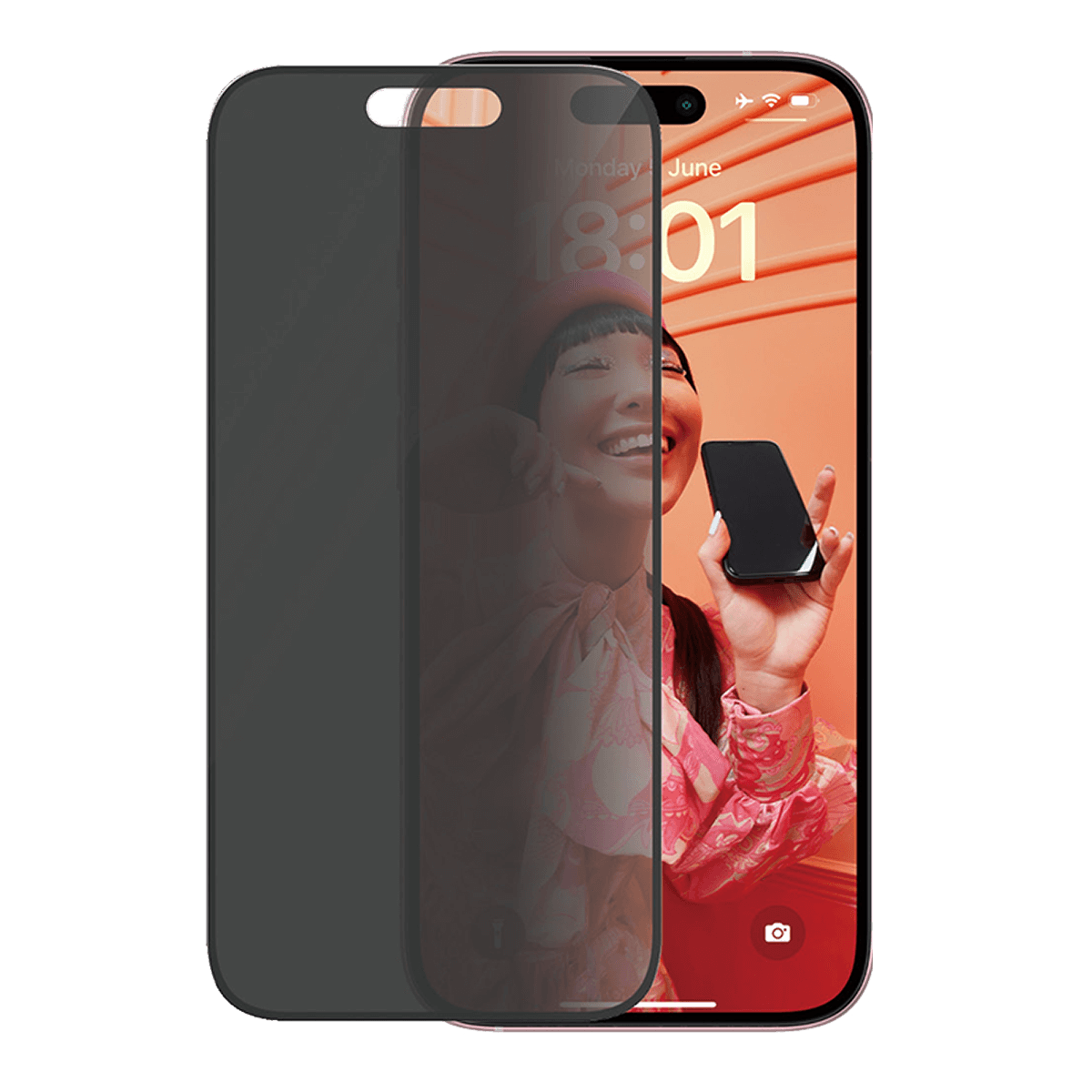 Γυαλί Προστασίας Οθόνης με Πλαίσιο PANZERGLASS Ultra - Wide Fit Privacy για iPhone 15