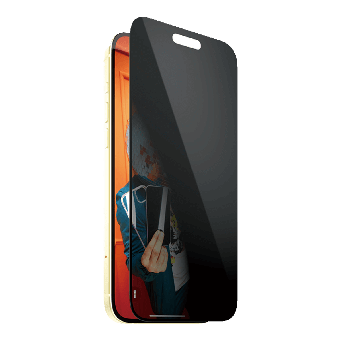 Γυαλί Προστασίας Οθόνης με Πλαίσιο PANZERGLASS Ultra - Wide Fit Privacy για iPhone 15 Plus - 2