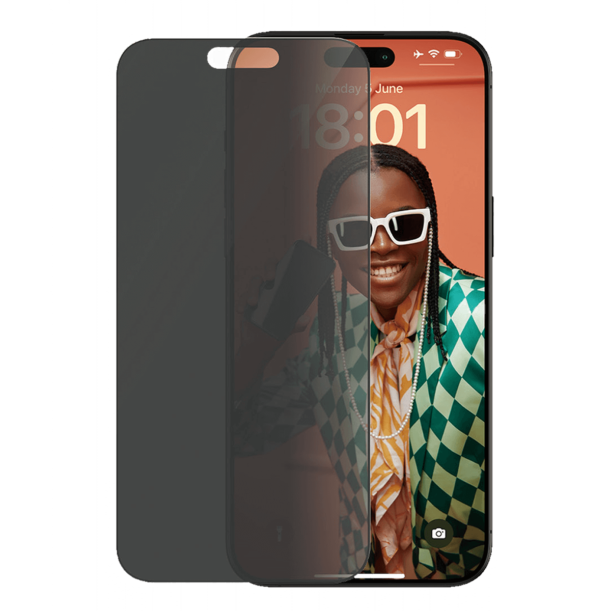 Γυαλί Προστασίας Οθόνης με Πλαίσι ο PANZERGLASS Ultra - Wide Fit Privacy για iPhone 15 Pro Max