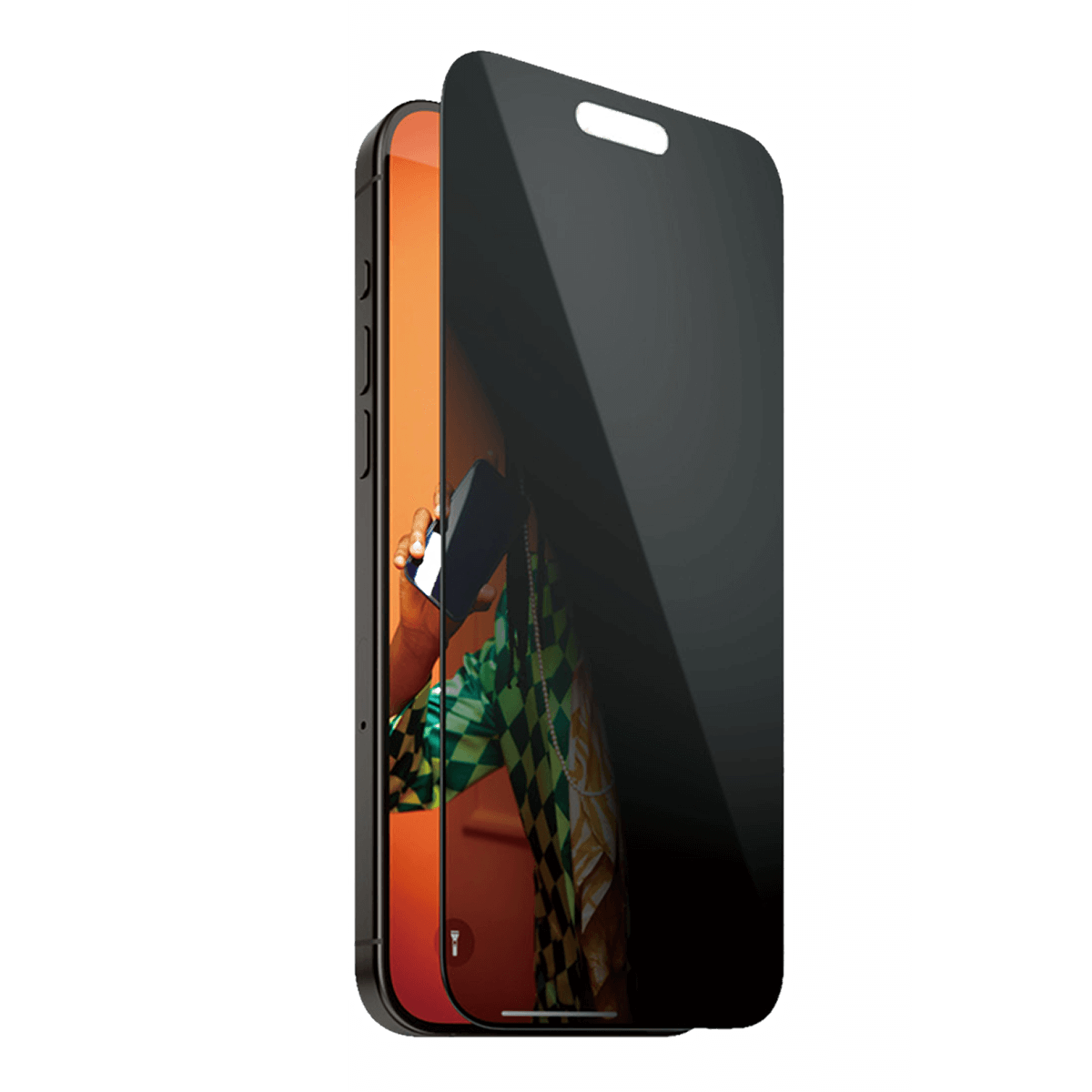 Γυαλί Προστασίας Οθόνης με Πλαίσιο PANZERGLASS Ultra - Wide Fit Privacy για iPhone 15 Pro Max - 2
