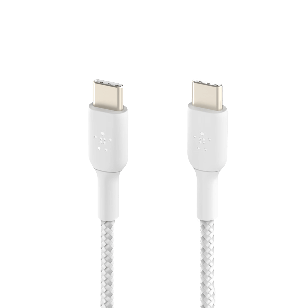 Καλώδιο BELKIN Boost Charge Braided USB Type-C σε USB Type-C 2 Μέτρα (2 Τεμάχια) Λευκό - 2