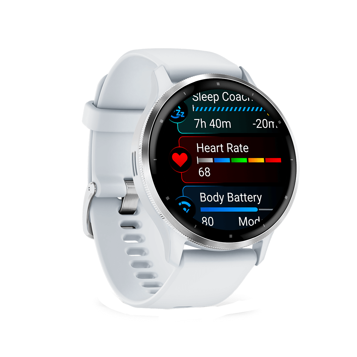 GARMIN Venu 3 Silver Whitestone Smartwatch - 2