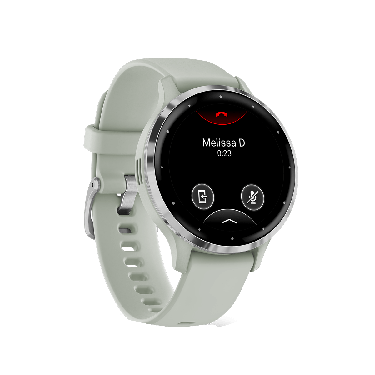 GARMIN Venu 3S Silver Sage Grey Smartwatch - 2