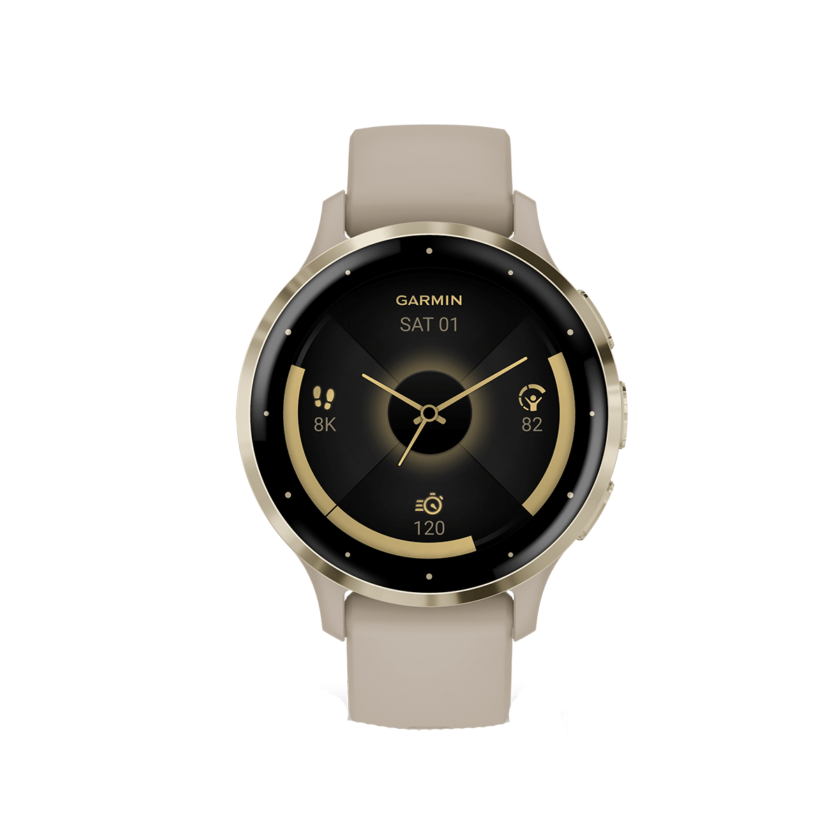 GARMIN Venu 3S Soft Gold French Grey Smartwatch