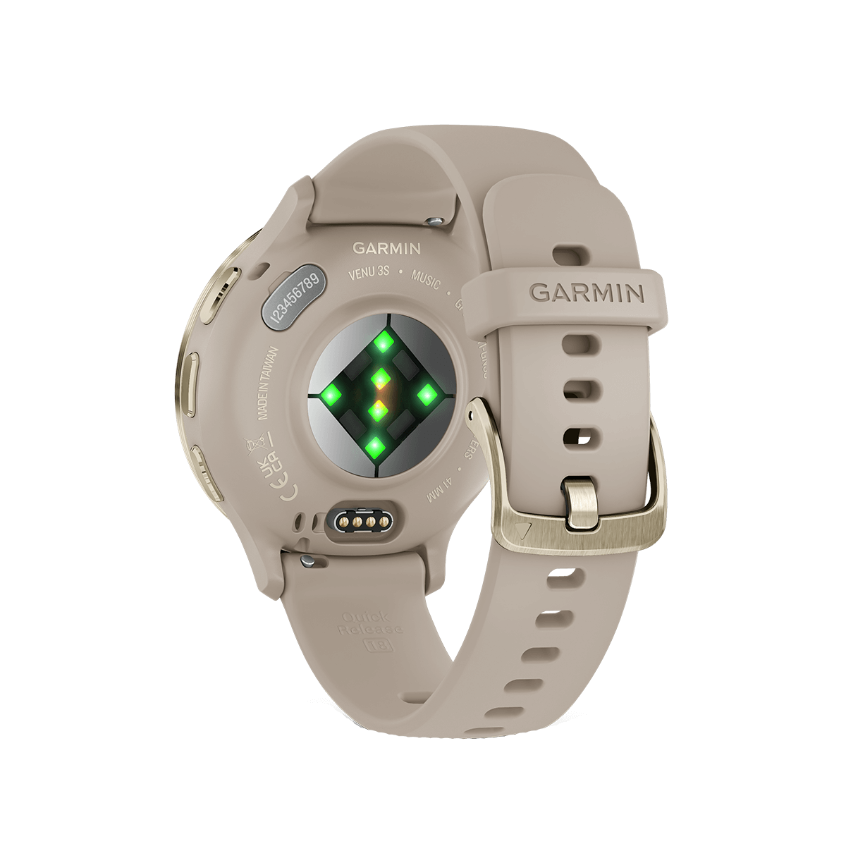 GARMIN Venu 3S Soft Gold French Grey Smartwatch - 3