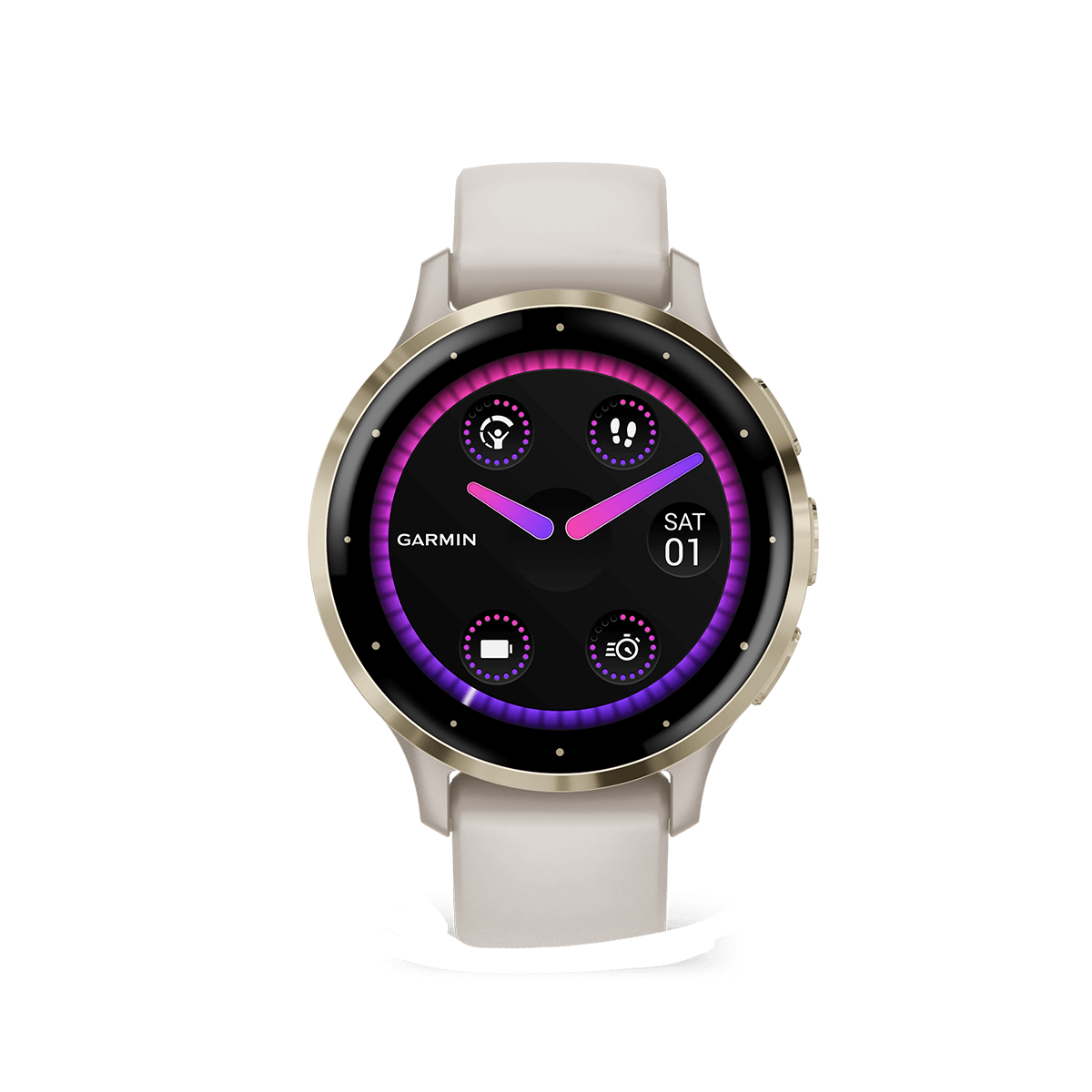 GARMIN Venu 3S Soft Gold Ivory Smartwatch