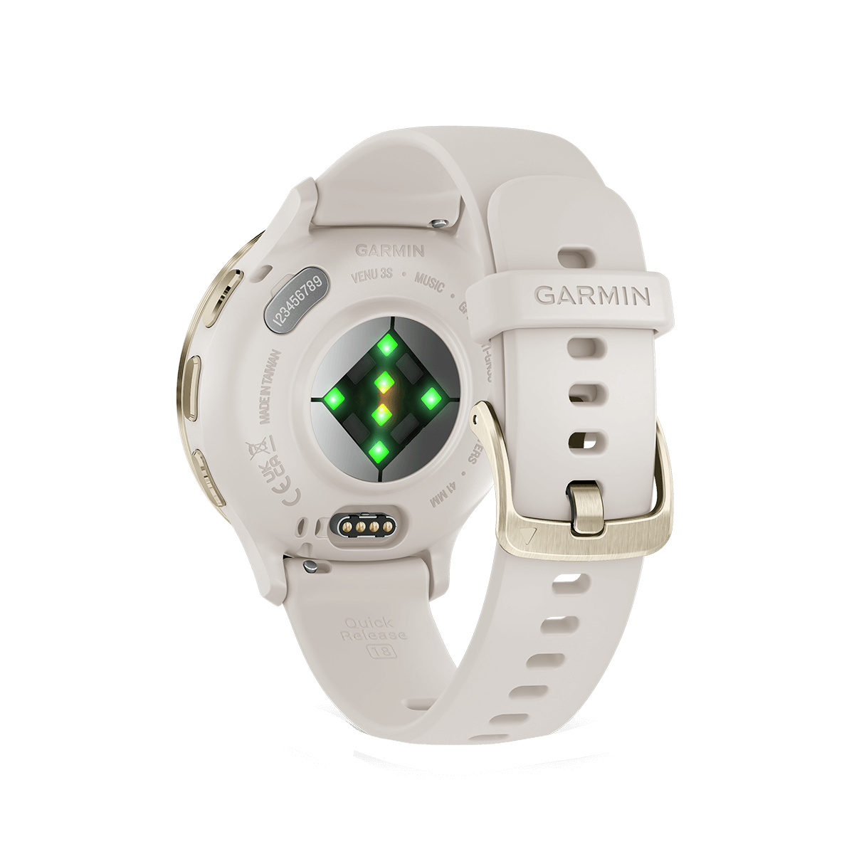 GARMIN Venu 3S Soft Gold Ivory Smartwatch - 3