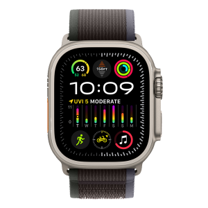 APPLE Watch Ultra 2 GPS + Cellular 49mm Titanium Case με Blue/ Black Trail Loop Small/ Medium Smartwatch