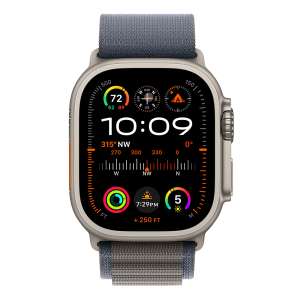 APPLE Watch Ultra 2 GPS + Cellular 49mm Titanium Case με Blue Alpine Loop Medium Smartwatch