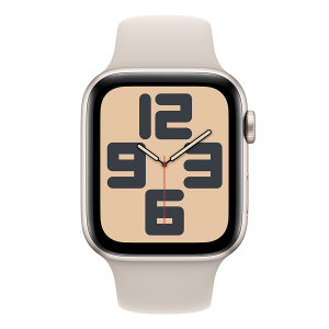 APPLE Watch SE GPS 40mm Starlight Aluminium Case με Starlight Sport Band Small/ Medium Smartwatch