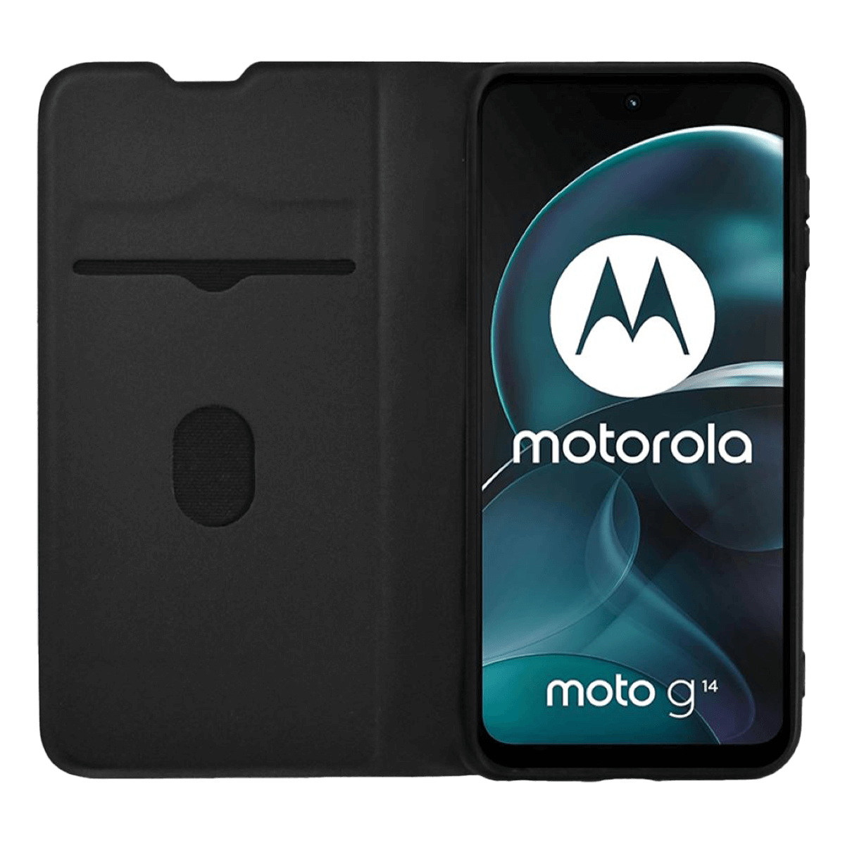 Θήκη Book COSY για MOTOROLA moto g14 4G Μαύρη
