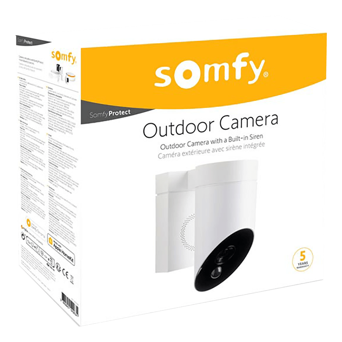 SOMFY Outdoor Camera με Σειρήνα Εξωτερική Κάμερα Λευκό - 3