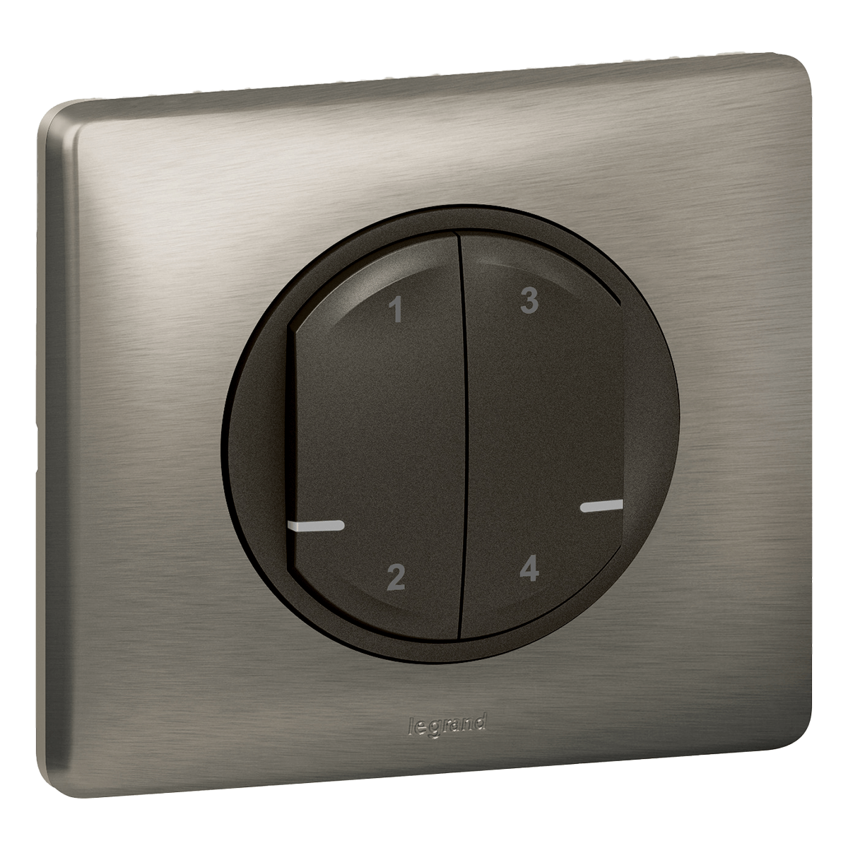 LEGRAND Celiane Ασύρματος Διακόπτης 4 Σεναρίων with Netatmo Graphite - 2