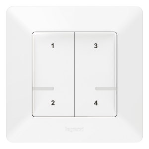 LEGRAND Valena Life Ασύρματος Διακόπτης 4 Σεναρίων with Netatmo
