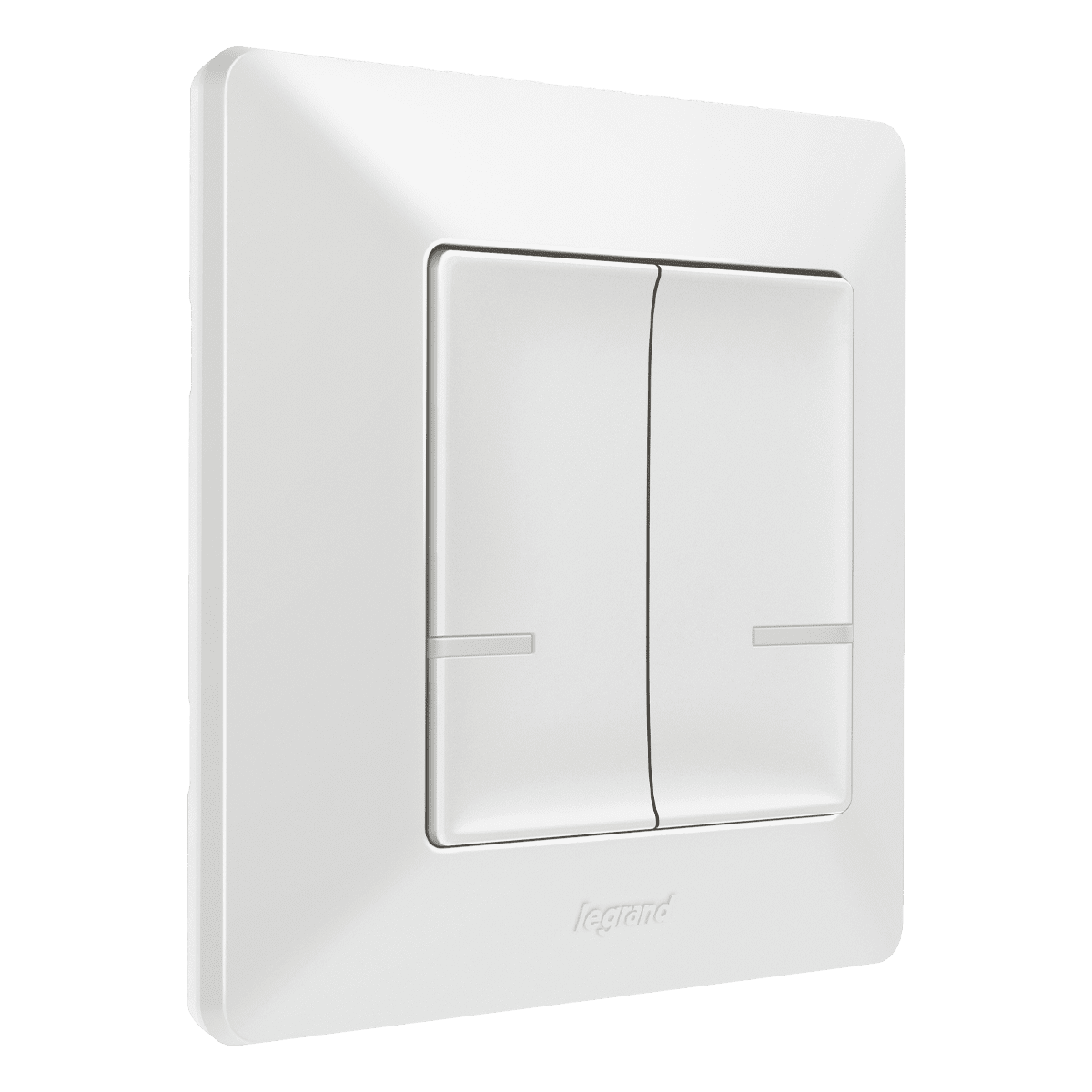 LEGRAND Valena Life Ασύρματος Διπλός Διακόπτης with Netatmo White - 2