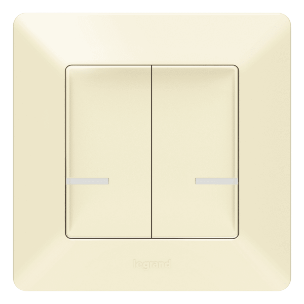 LEGRAND Valena Life Ασύρματος Διπλός Διακόπτης Ρολών with Netatmo