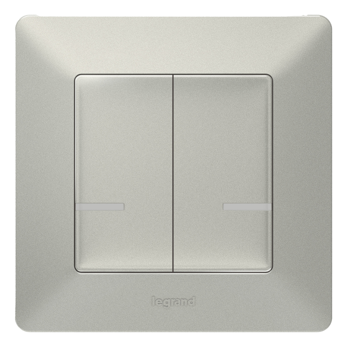 LEGRAND Valena Life Ασύρματος Διπλός Διακόπτης Ρολών with Netatmo Aluminium