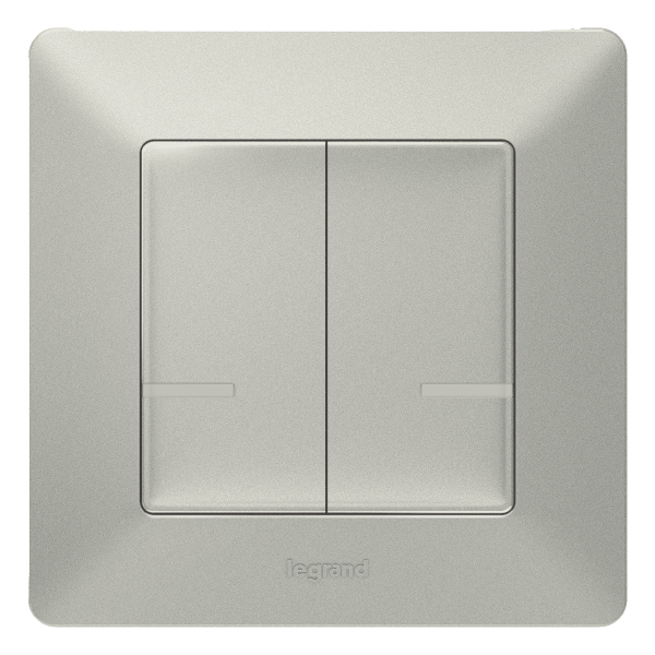 LEGRAND Valena Life Συνδεδεμένος Διπλός Διακόπτης με Ουδέτερο