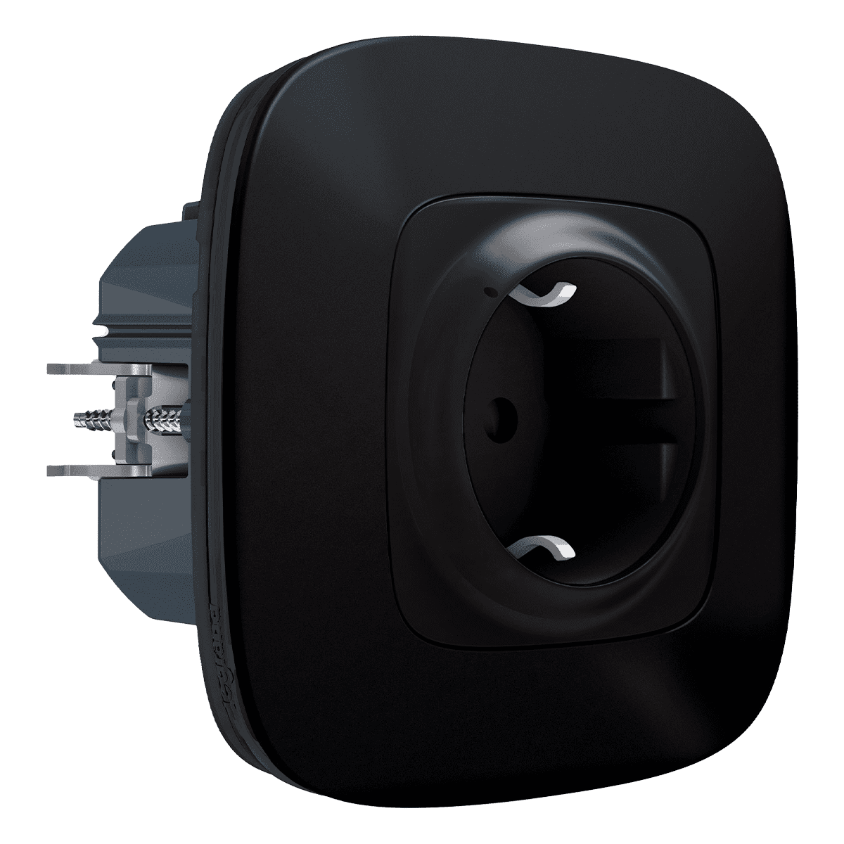 LEGRAND Valena Allure Συνδεδεμένη Πρίζα Σούκο with Netatmo Black