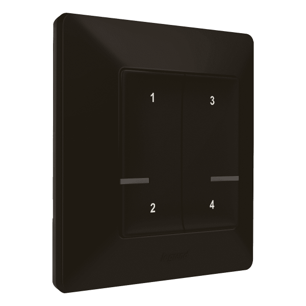 LEGRAND Valena Life Ασύρματος Διακόπτης 4 Σεναρίων with Netatmo Black