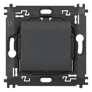 LEGRAND LivingLight Ασύρματος Διακόπτης Φωτισμού with Netatmo 2 στοιχείων Graphite