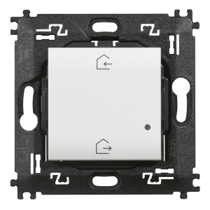 LEGRAND LivingLight Ασύρματος Γενικός Διακόπτης Αναχώρησης/ Άφιξης with Netatmo 2 στοιχείων White