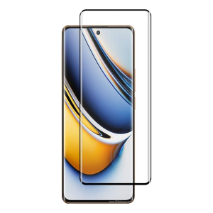 Γυαλί Προστασίας Οθόνης COSY για Realme 11PRO+ 5G 3D CURV Μαύρο