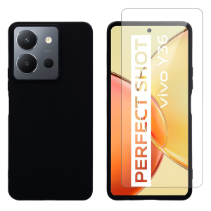 Θήκη Matte + Γυαλί Προστασίας Οθόνης COSY για VIVO Y36