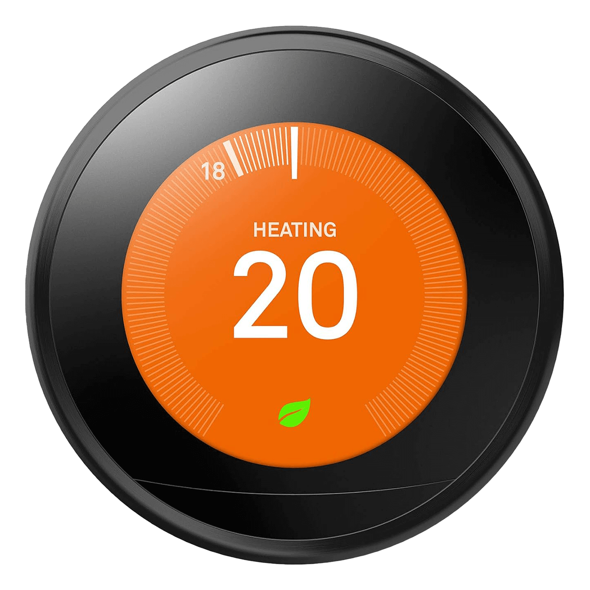 GOOGLE Nest Learning Ψηφιακός Θερμοστάτης V3 Μαύρο