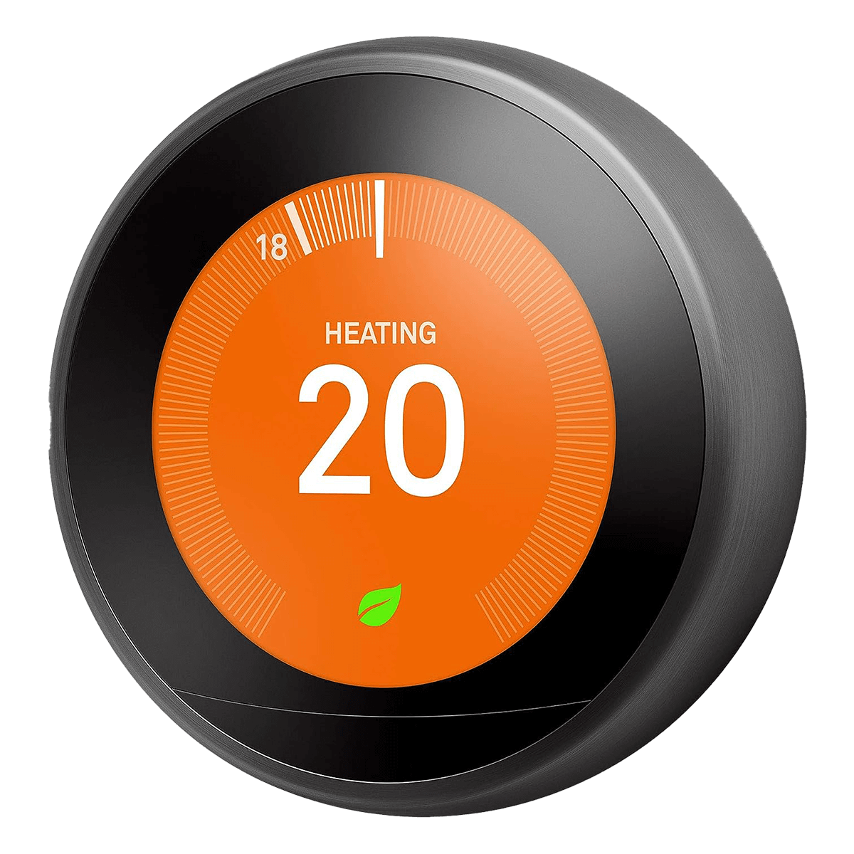 GOOGLE Nest Learning Ψηφιακός Θερμοστάτης V3 Μαύρο - 2