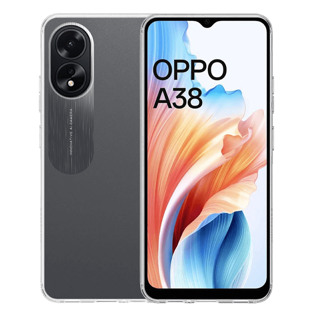 Διάφανη Θήκη + Γυαλί Προστασίας Οθόνης COSY για OPPO A38 4G - 3