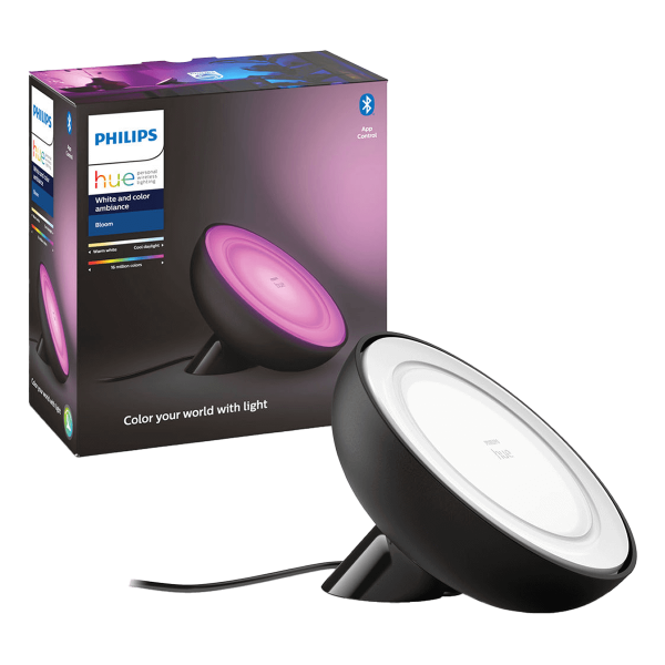 PHILIPS Hue White & Color Ambiance Bloom Επιτραπέζιο Φωτιστικό 6W Μαύρο